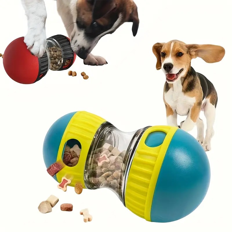 Interactive Squeaky Plush Dog Toy - Interactive Dog Snack Dispenser Toy, Suitable