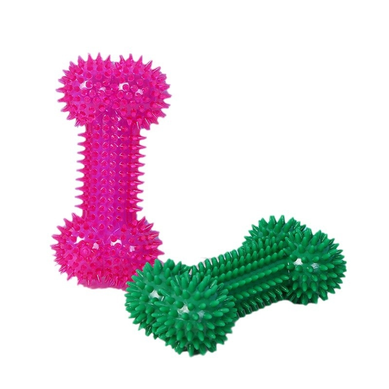 Pet Dog Chew Toy Bone-Shaped S - đánh giá và giá Interactive Squeaky Plush Dog Toy