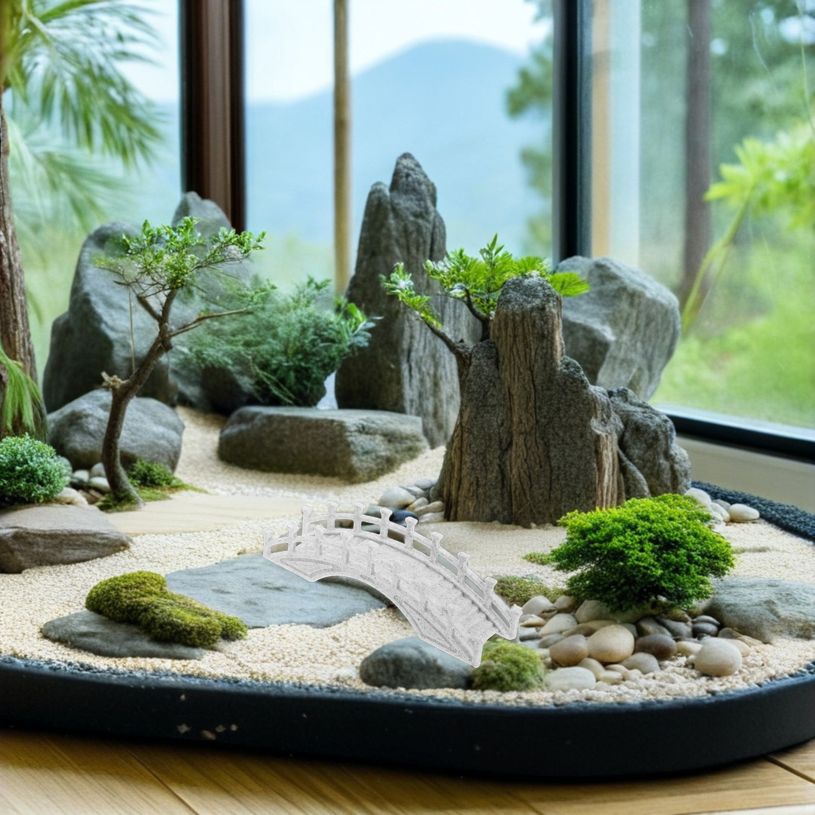 Miniature Arch Bridge Garden D - đánh giá và giá Aquarium