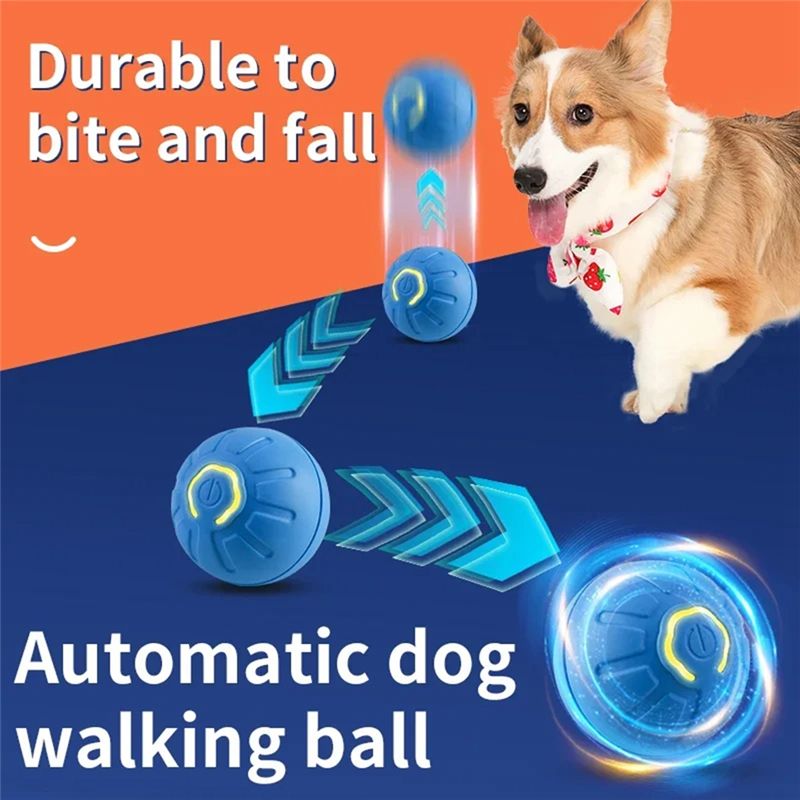 AT84-2PCS Smart Dog Ball Elect - đánh giá và giá Automatic Moving Dog Ball