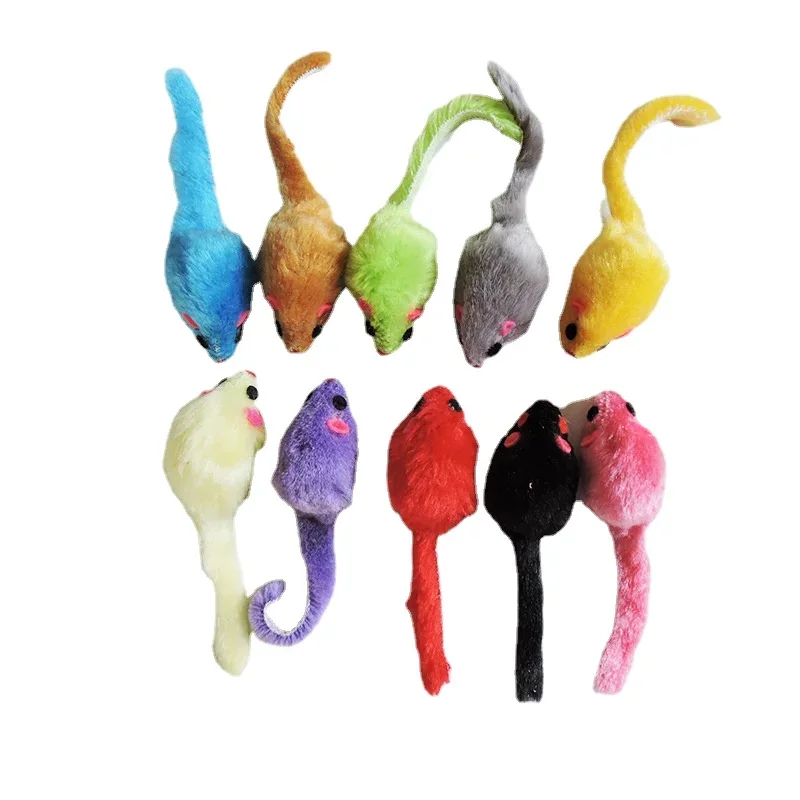 8Pcs furry Plush Cat Toy Soft  - đánh giá và giá Catnip Interactive Plush Mouse
