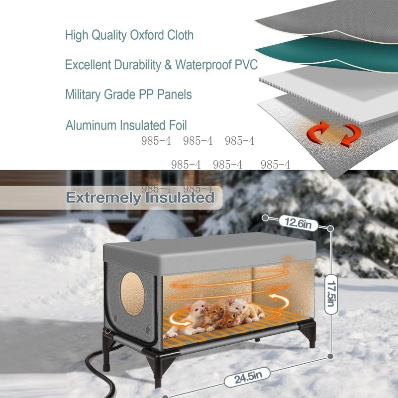 Electric Heating Outdoor Pet H - đánh giá và giá Pet Beds