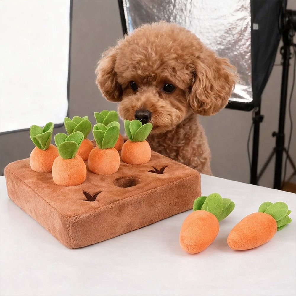 Stress Relief Carrot Snuffle M - đánh giá và giá Dog Puzzle Feeder Toy