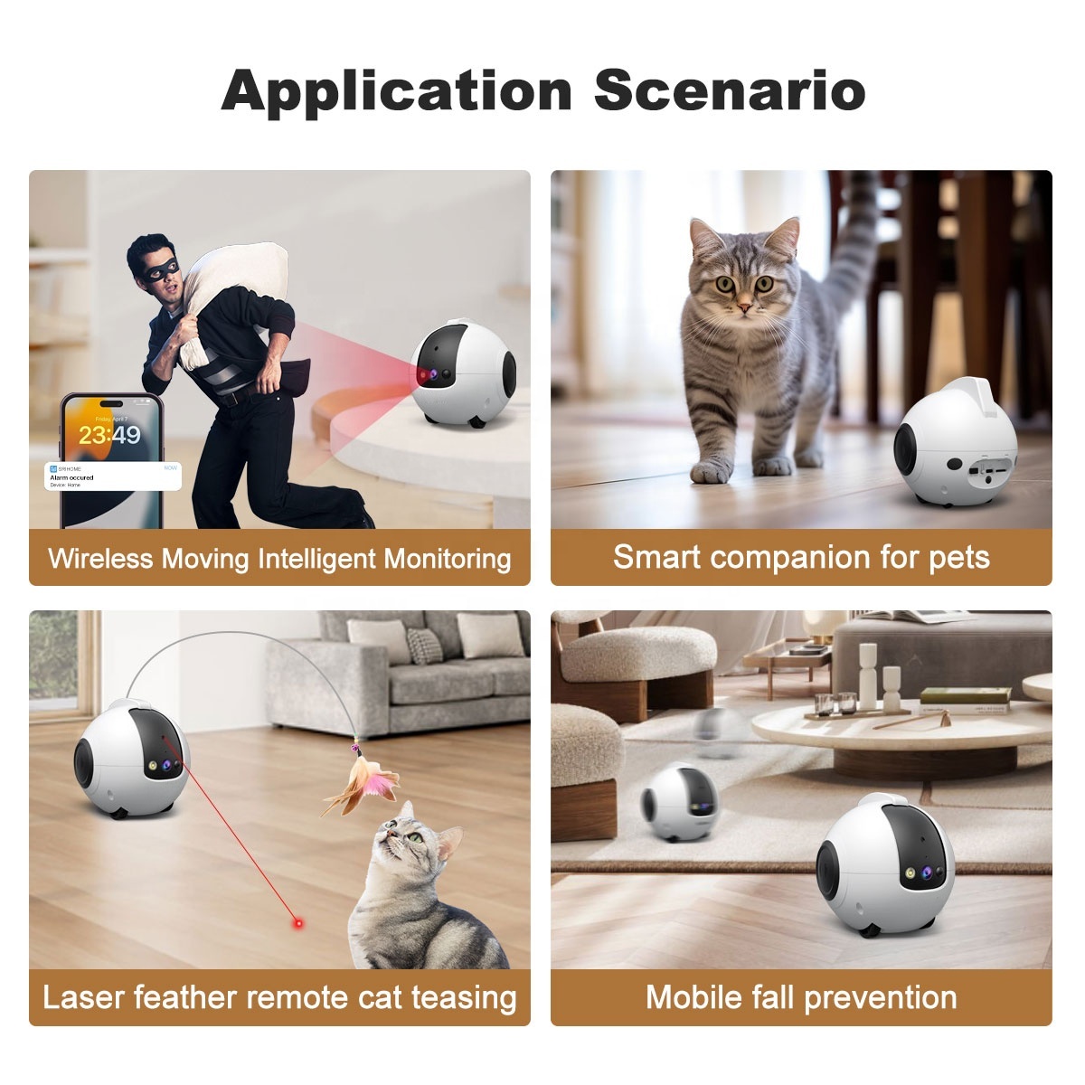 AI Pet Companion Robot Mobile  - đánh giá và giá Cat Toys
