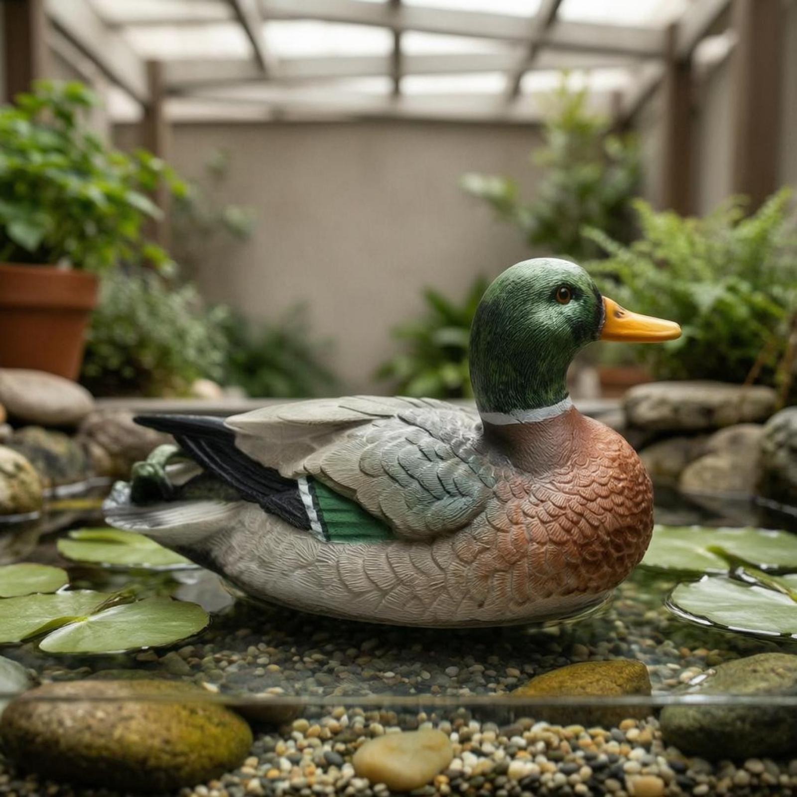 Resin Duck Figurine Outdoor Po - đánh giá và giá Aquarium